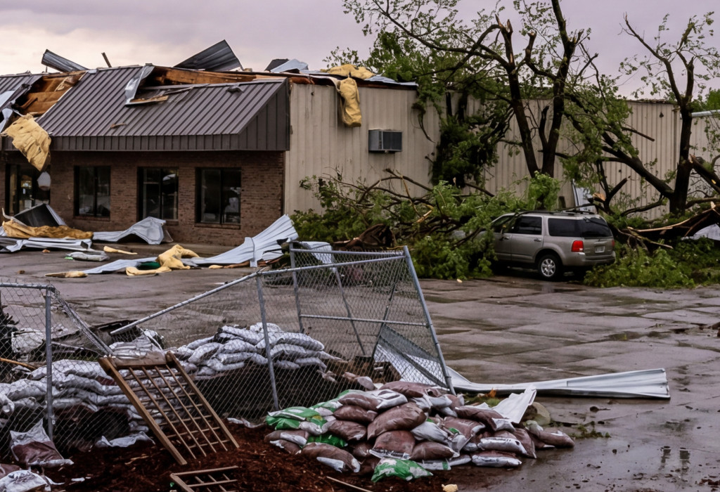 Globe Midwest storm damage