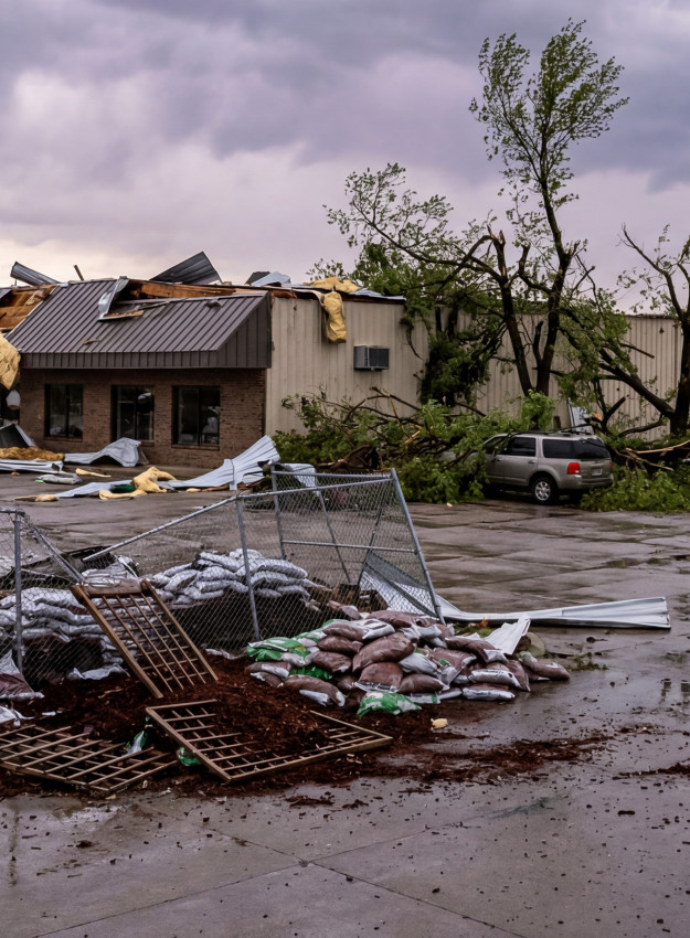 Globe Midwest storm damage