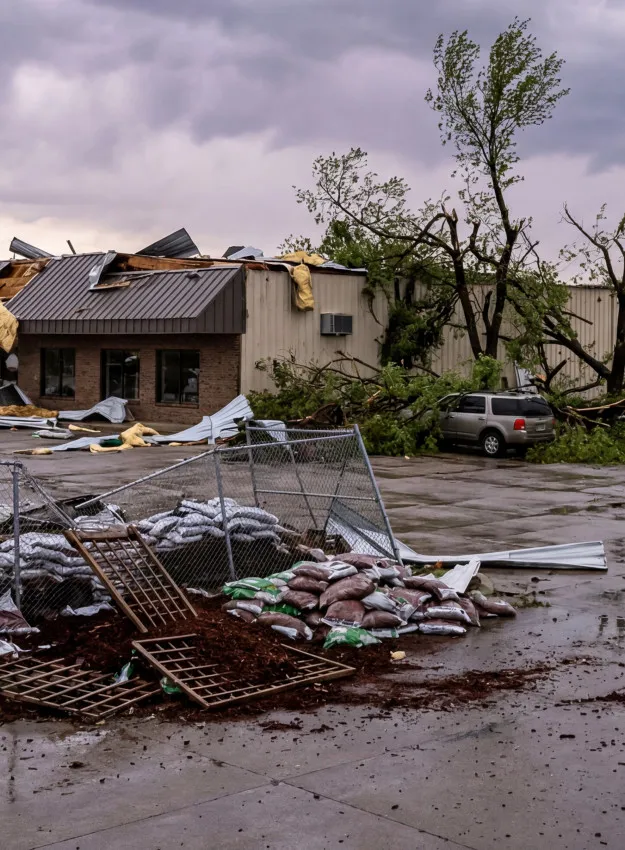Globe Midwest storm damage