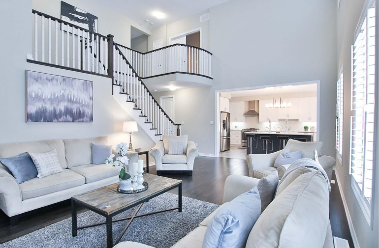 Living Room of a Residential Home