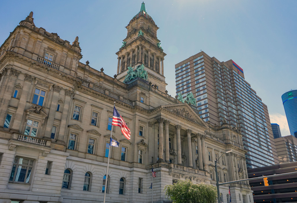 Detroit MI Wayne County Building 2187502109