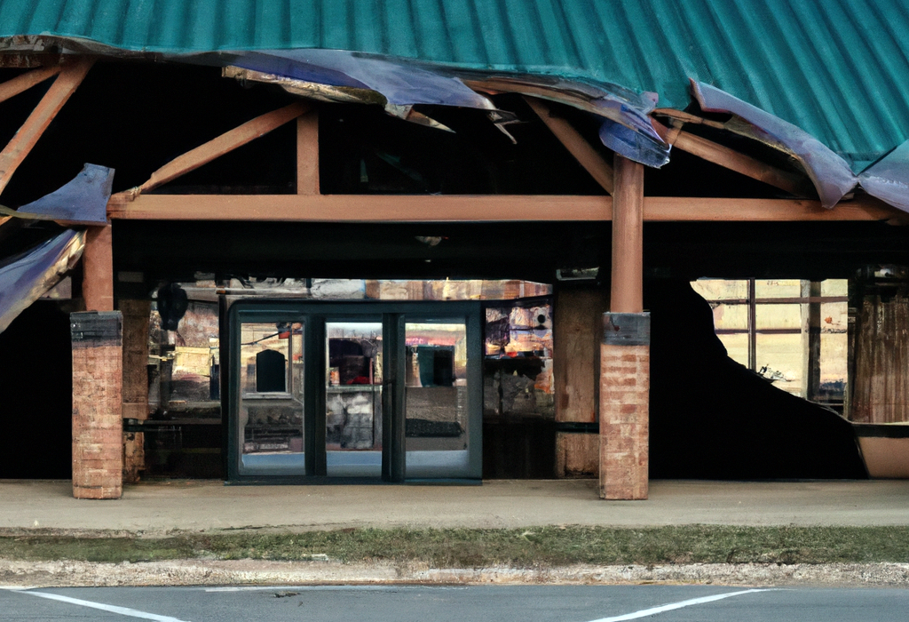 Commercial Building Storm Damage 1024x700