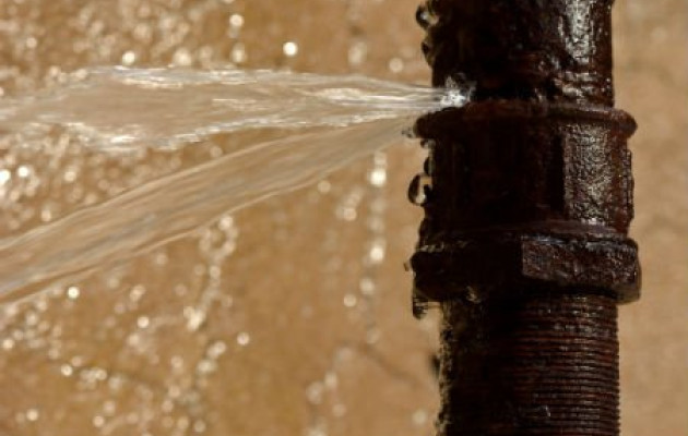 Burst Water Pipe