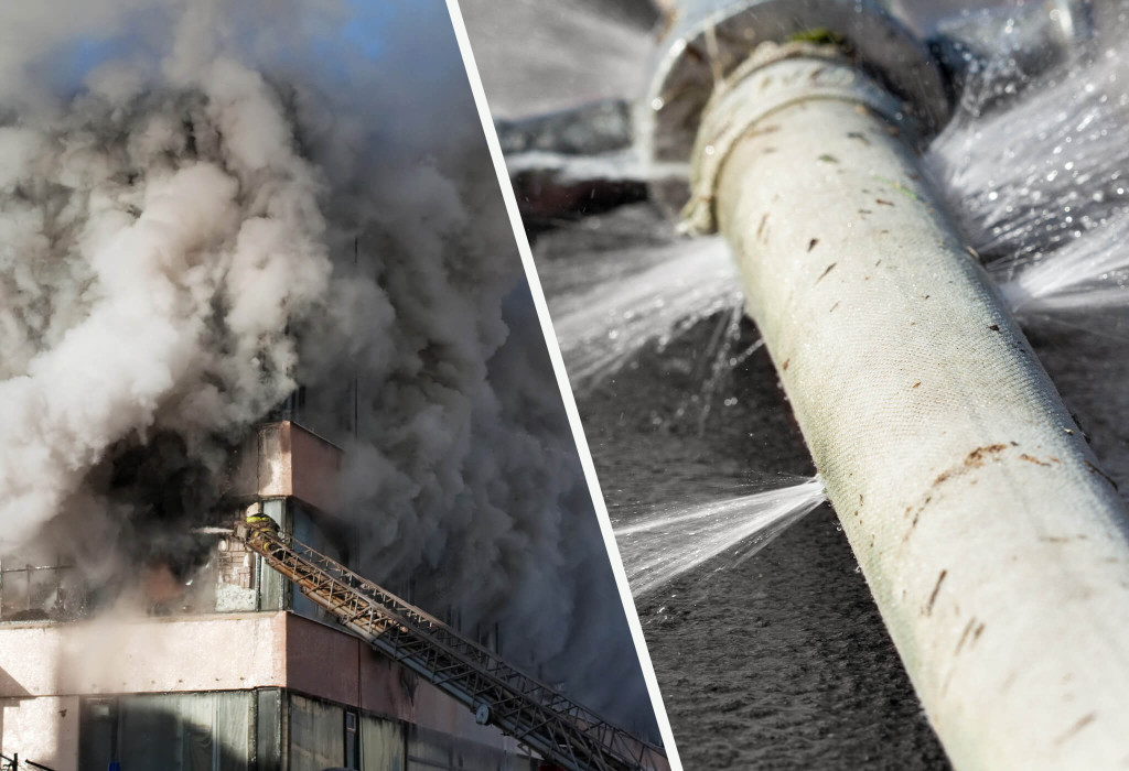 Commercial Apartment Complex Pipe Burst