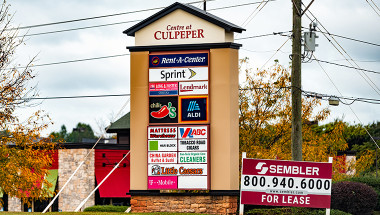 Strip Mall Sign 1406109509