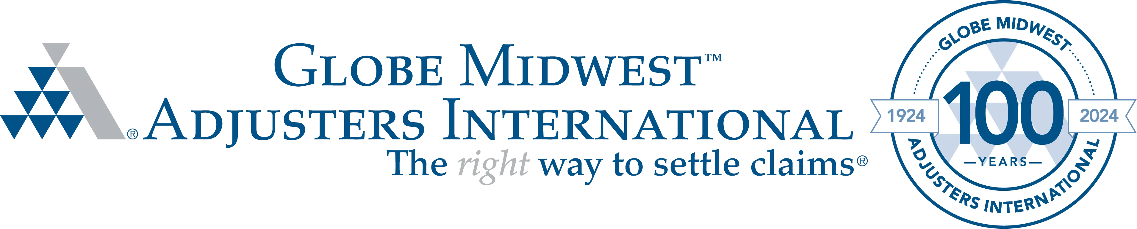 Globe Midwest Logo TM 100 Year Seal